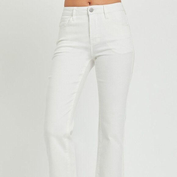 Risen Jeans TUMMY CONTROL MID RISE ANKLE BOOT CUT JEANS - Picture 9 of 14